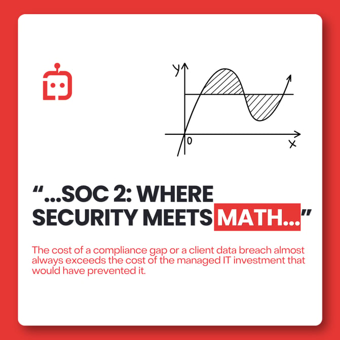 Infographic showing Why SOC 2 Certification Matters When Choosing Managed IT Services