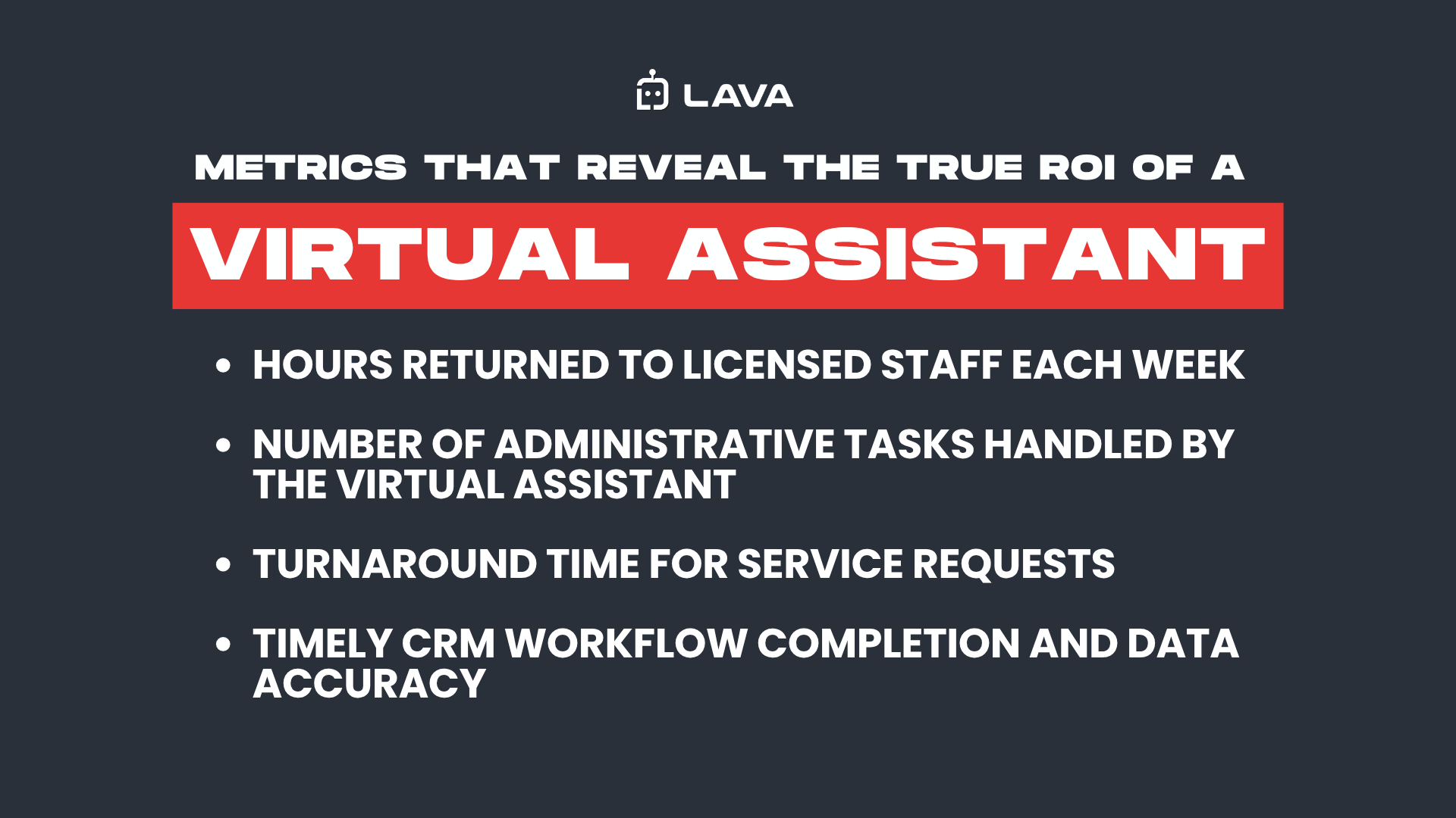 Infographic showing What Metrics Reveal the True ROI of a Virtual Assistant?