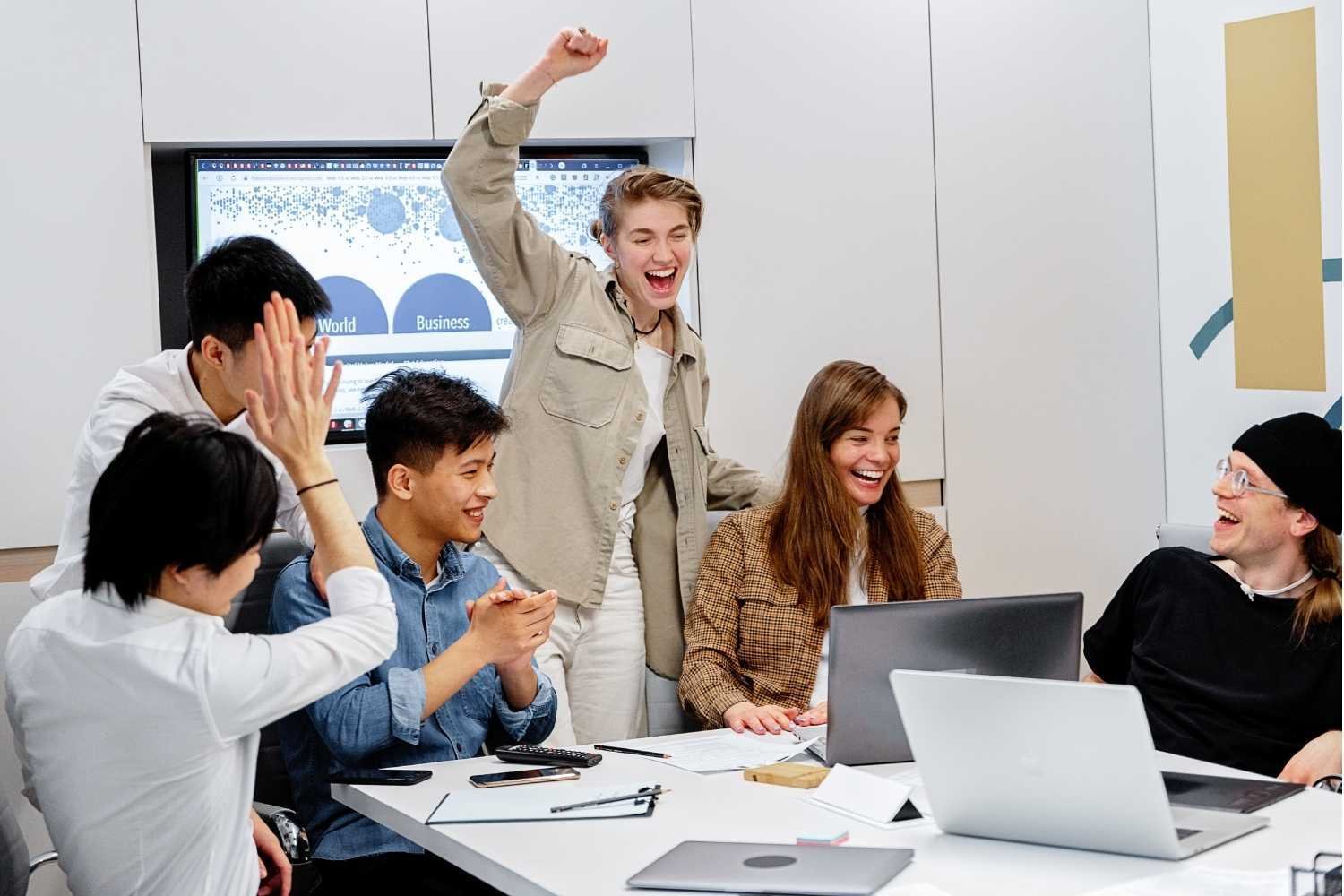 People Having a Business Meeting in the Office