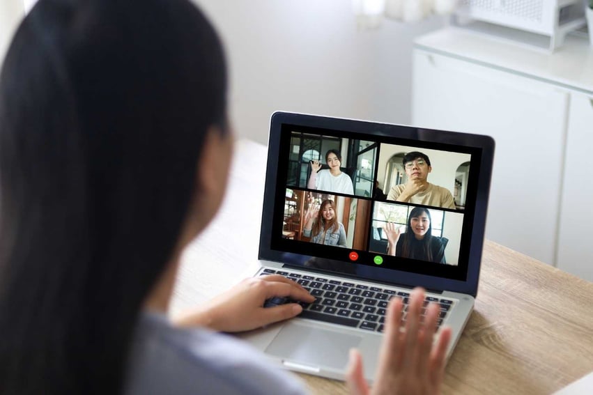 Video Call People Online Meeting